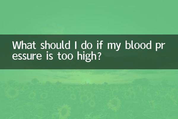 血圧が高すぎる場合はどうすればよいですか?