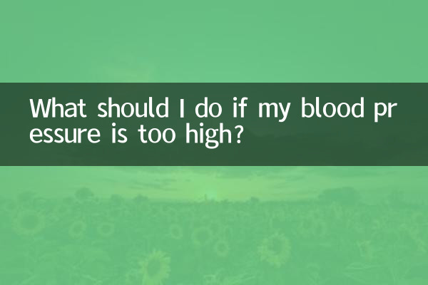 O que devo fazer se minha pressão arterial estiver muito alta?