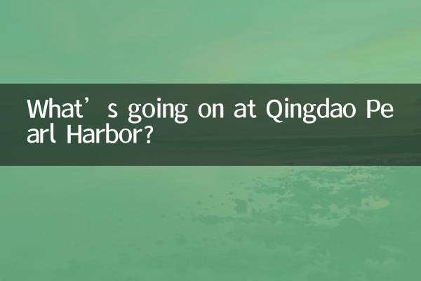 O que está acontecendo em Qingdao Pearl Harbor?