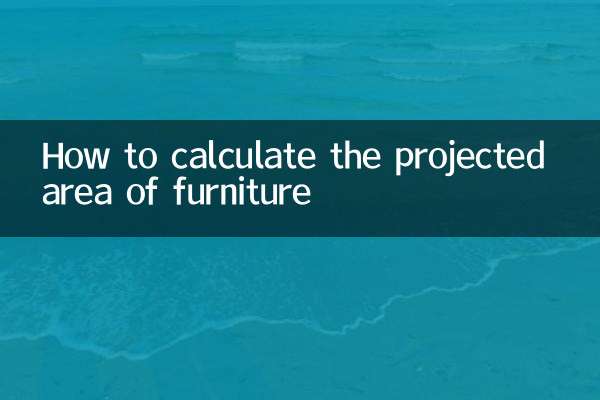 كيفية حساب المساحة المتوقعة للأثاث
