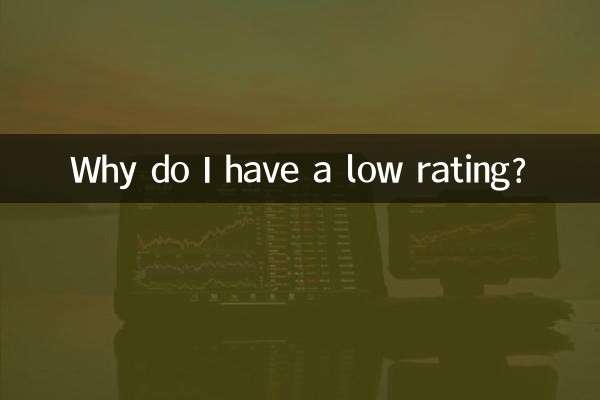 ¿Por qué tengo una calificación baja?