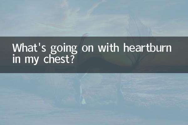 Cosa succede al bruciore di stomaco nel petto?