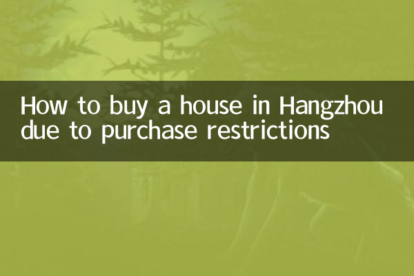 How to buy a house in Hangzhou due to purchase restrictions
