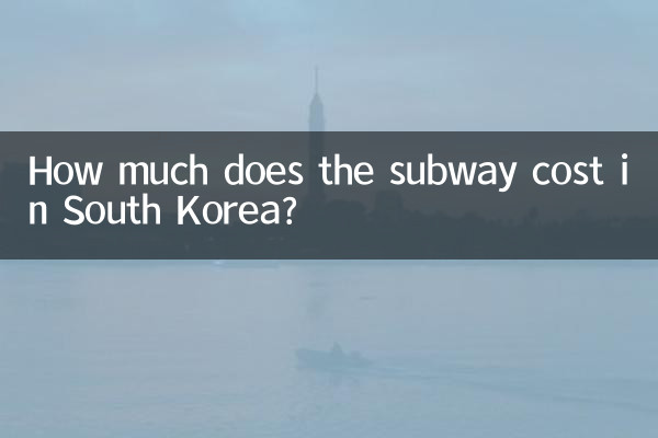 दक्षिण कोरिया में मेट्रो की लागत कितनी है?