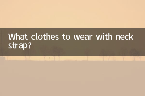 Quels vêtements porter avec tour de cou ?