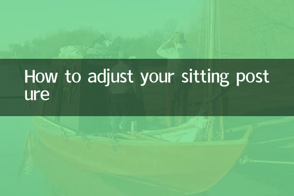 So passen Sie Ihre Sitzhaltung an