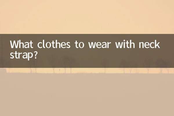 Quels vêtements porter avec tour de cou ?