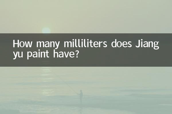 جیانگیو پینٹ کے کتنے ملی لیٹر ہیں؟