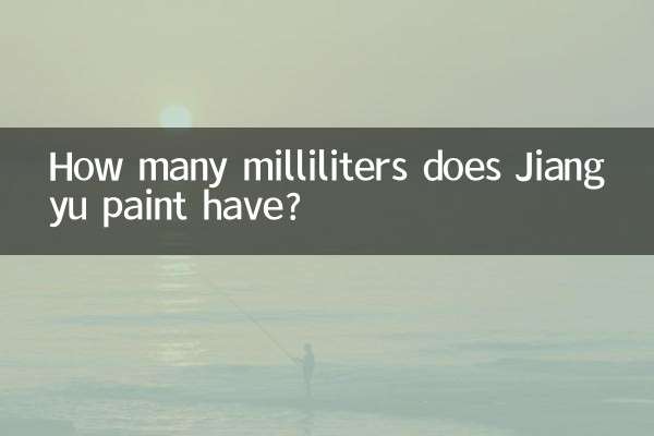 جیانگیو پینٹ کے کتنے ملی لیٹر ہیں؟