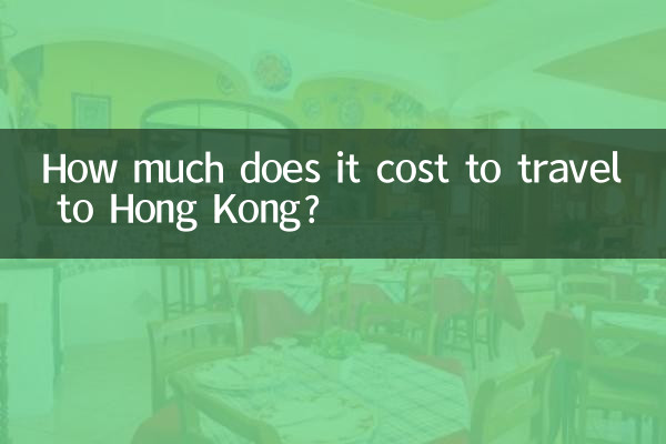 How much does it cost to travel to Hong Kong?