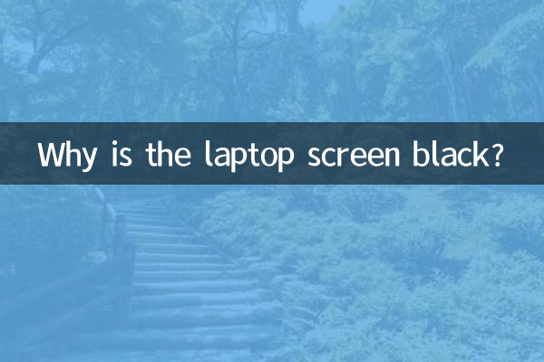 Warum ist der Laptop-Bildschirm schwarz?