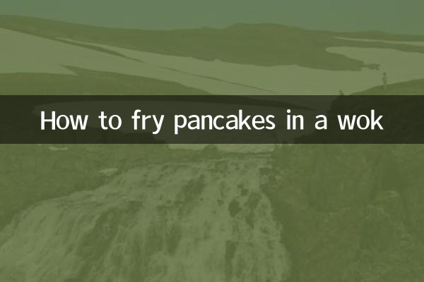 Cómo freír panqueques en un wok