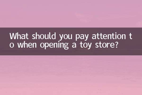 A cosa bisogna prestare attenzione quando si apre un negozio di giocattoli?