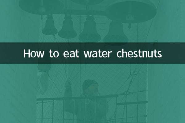 How to eat water chestnuts