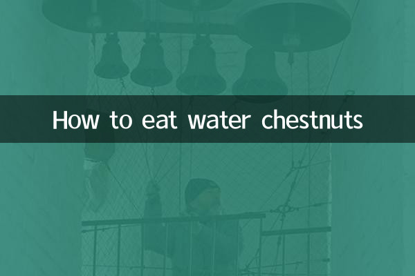How to eat water chestnuts