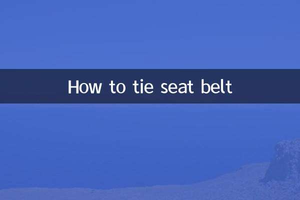 Come allacciare la cintura di sicurezza