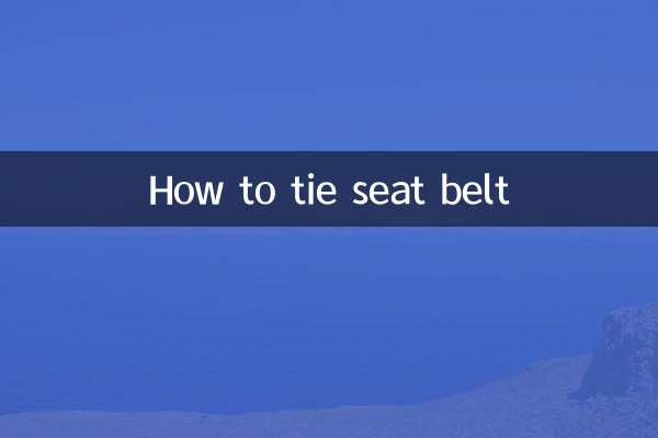 सीट बेल्ट कैसे बांधें