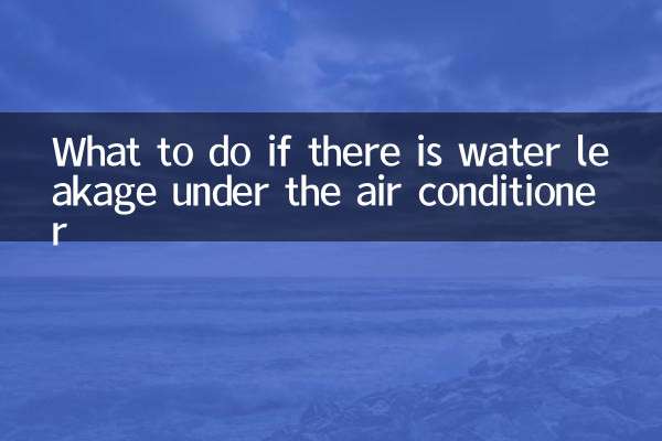 O que fazer se houver vazamento de água embaixo do ar condicionado