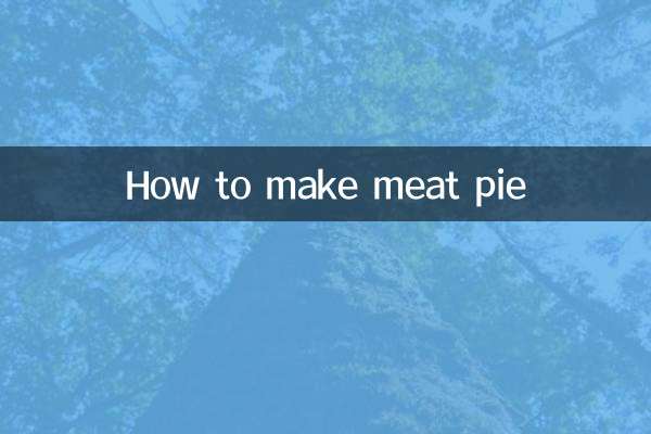 گوشت پائی کیسے بنائیں