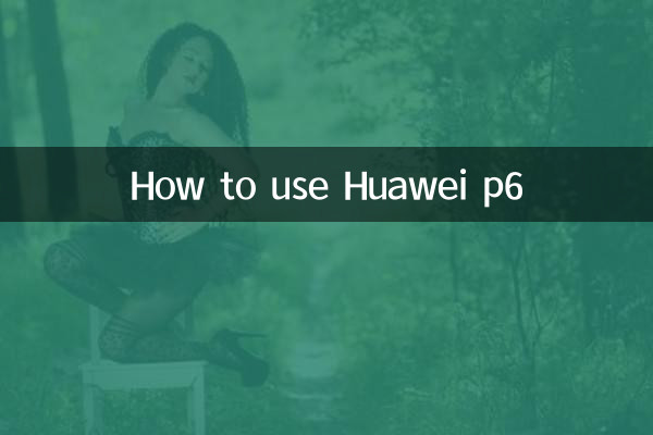 Huawei p6の使い方