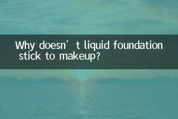 ¿Por qué la base líquida no se adhiere al maquillaje?