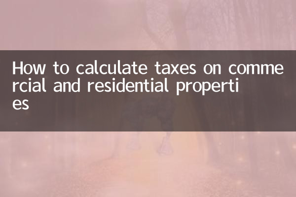 تجارتی اور رہائشی املاک پر ٹیکسوں کا حساب کتاب کیسے کریں