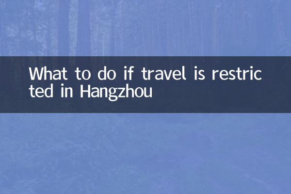 در صورت محدودیت سفر در هانگژو چه باید کرد؟