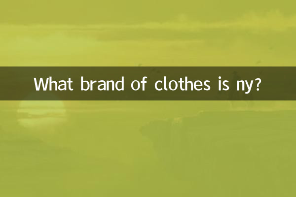 What brand of clothes is ny?