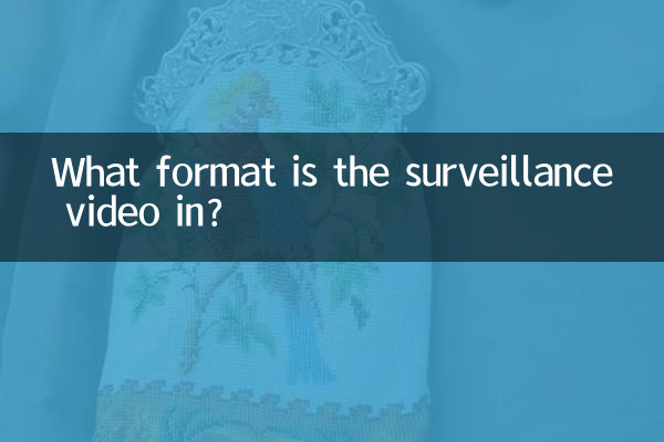 ما هو تنسيق فيديو المراقبة؟