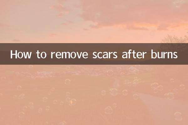 So entfernen Sie Narben nach Verbrennungen