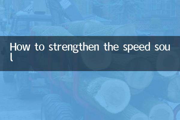 스피드소울을 강화하는 방법