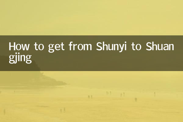 Comment arriver de Shunyi à Shuangjing