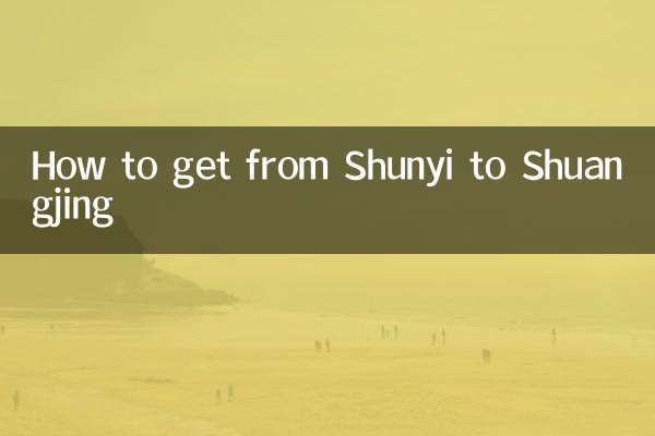 Comment arriver de Shunyi à Shuangjing