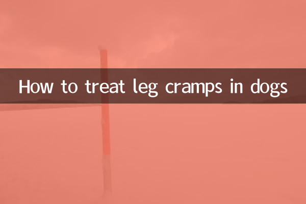 Come trattare i crampi alle gambe nei cani