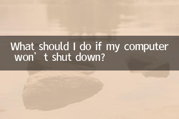 电脑怎么关不了机了怎么办