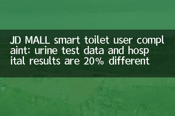 JD MALL Smart Toimestordation Жалоба: данные тестирования мочи и результаты больниц разные разные