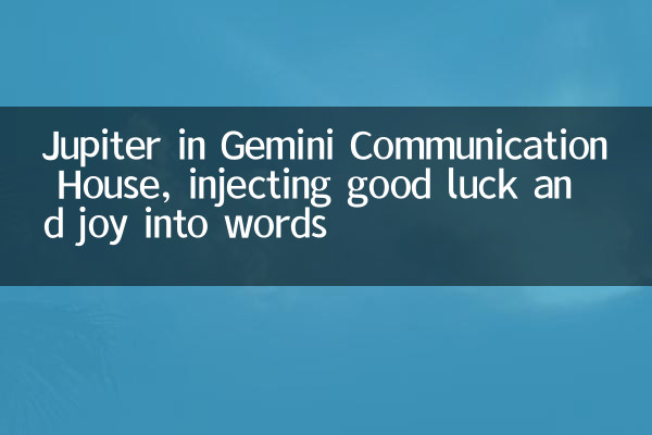 Jupiter im Gemini Communication House, injizieren Sie viel Glück und Freude in Worte