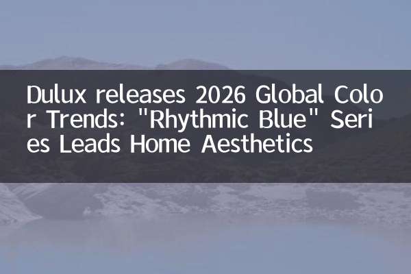 Dulux 2026 ग्लोबल कलर ट्रेंड्स रिलीज़ करता है: 