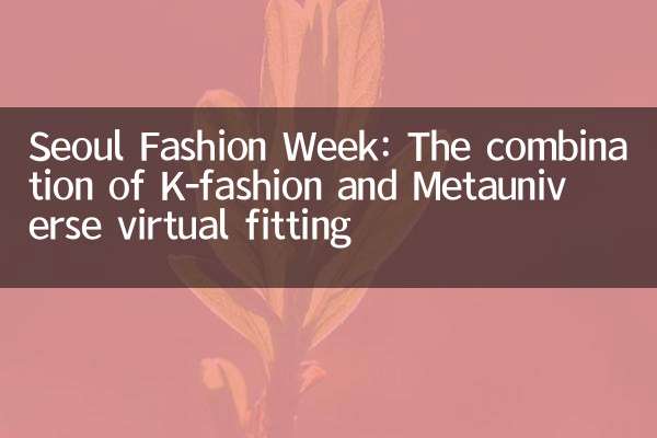 Settimana della moda di Seoul: la combinazione di K-Fashion e Metauniverse Virtual Adatting
