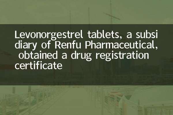 Renfu Pharmaceutical की सहायक कंपनी लेवोनोर्गेस्ट्रेल टैबलेट्स ने ड्रग पंजीकरण प्रमाण पत्र प्राप्त किया