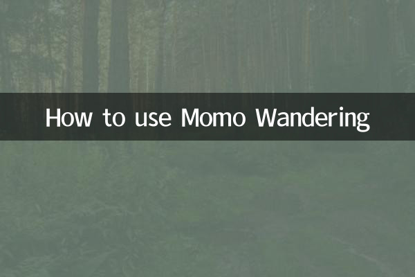 Comment utiliser Momo errant