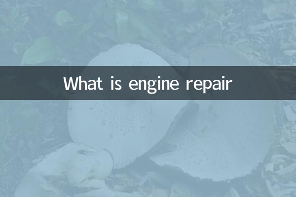 ¿Qué es la reparación del motor?