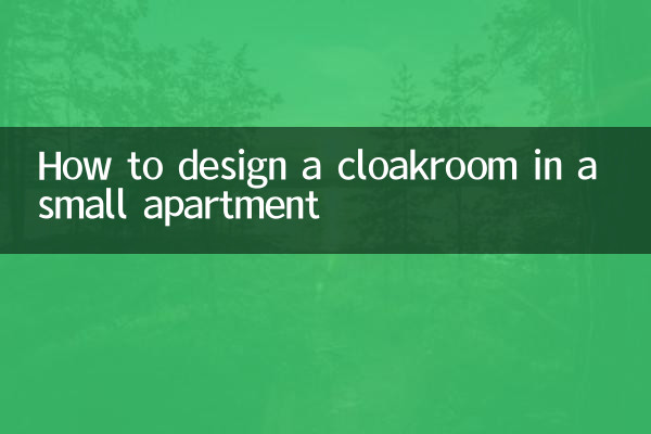 Como projetar um vestiário em um apartamento pequeno
