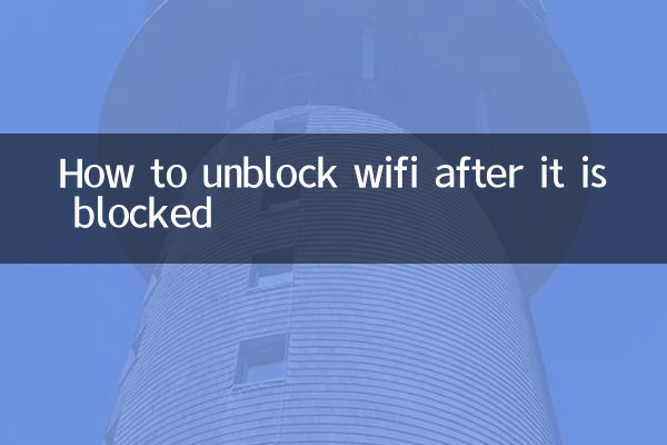 Cómo desbloquear wifi después de que esté bloqueado