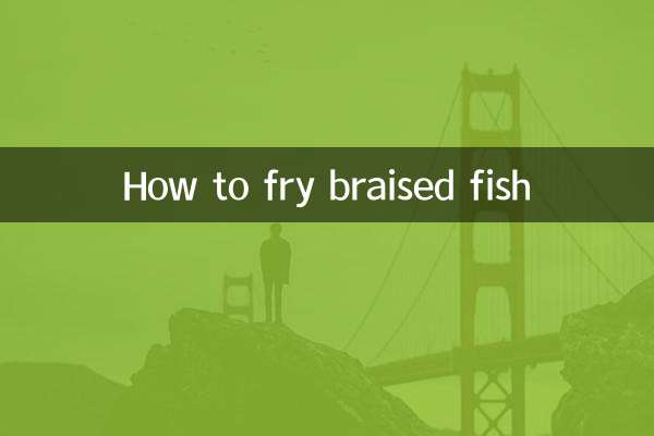 Wie man geschmorten Fisch brät