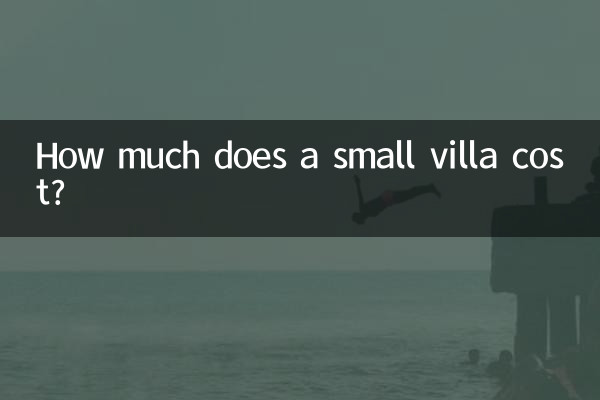 Combien coûte une petite villa ?
