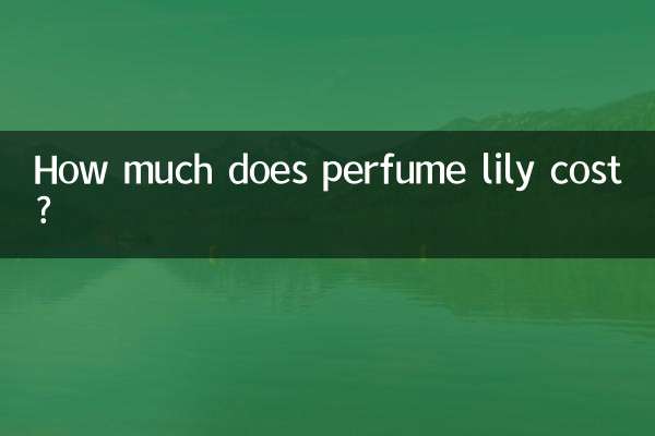 ¿Cuánto cuesta el perfume de lirio?
