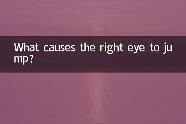 Was bewirkt, dass das rechte Auge springt?