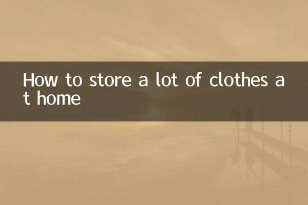 집에 옷 많이 보관하는 방법