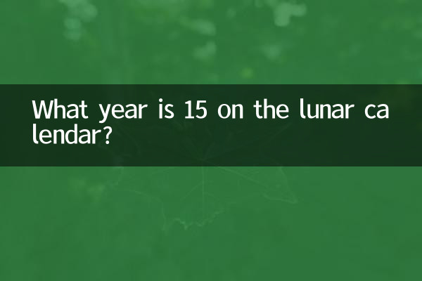 15 در تقویم قمری چه سالی است؟